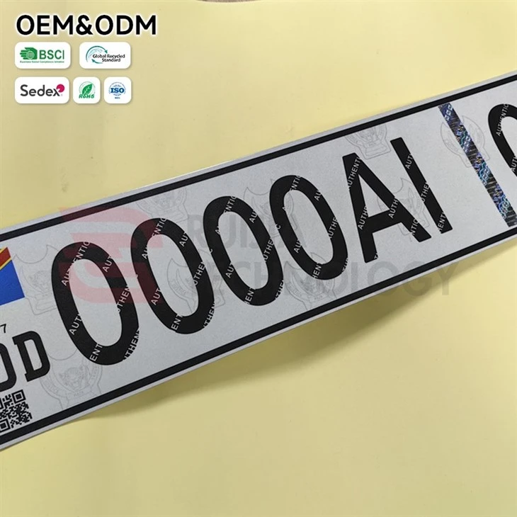 Central Africa Region Standard Vehicle Plate suppliers